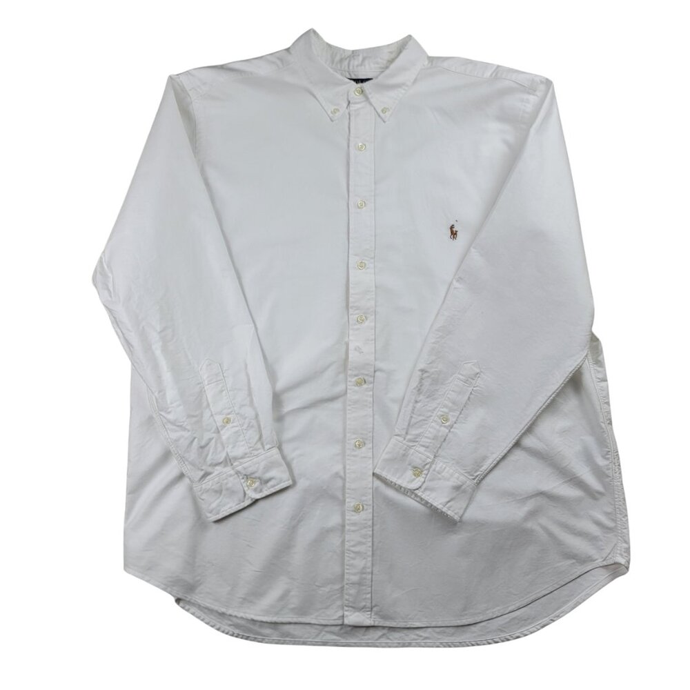 Polo Ralph Lauren Men's Long Sleeve Button Down Oxford Shirt Size 2XB - Picture 11 of 11